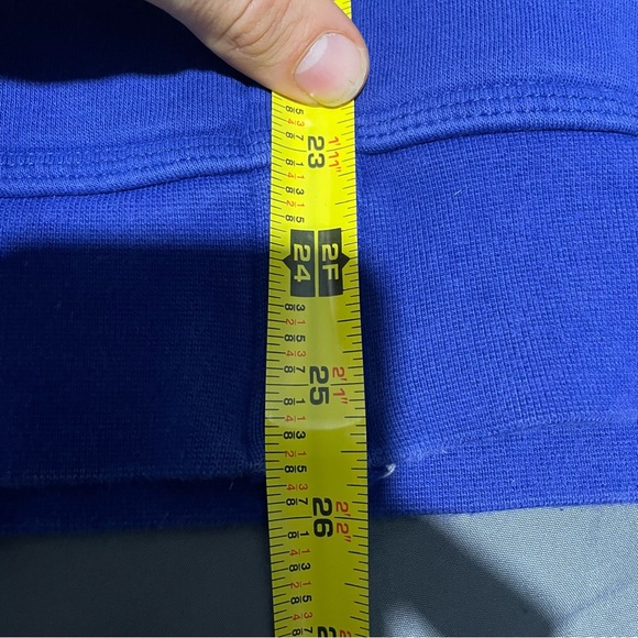 Nike Hoodie Men’s Small Full Zip Blue Spell Out Logo Graphic Print Activewear - Picture 11 of 12